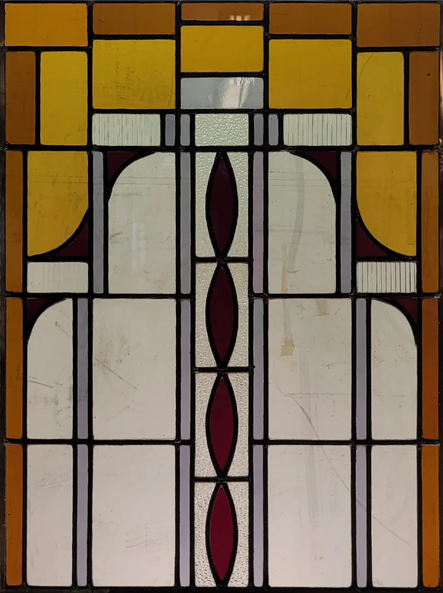 Art Deco amber paars