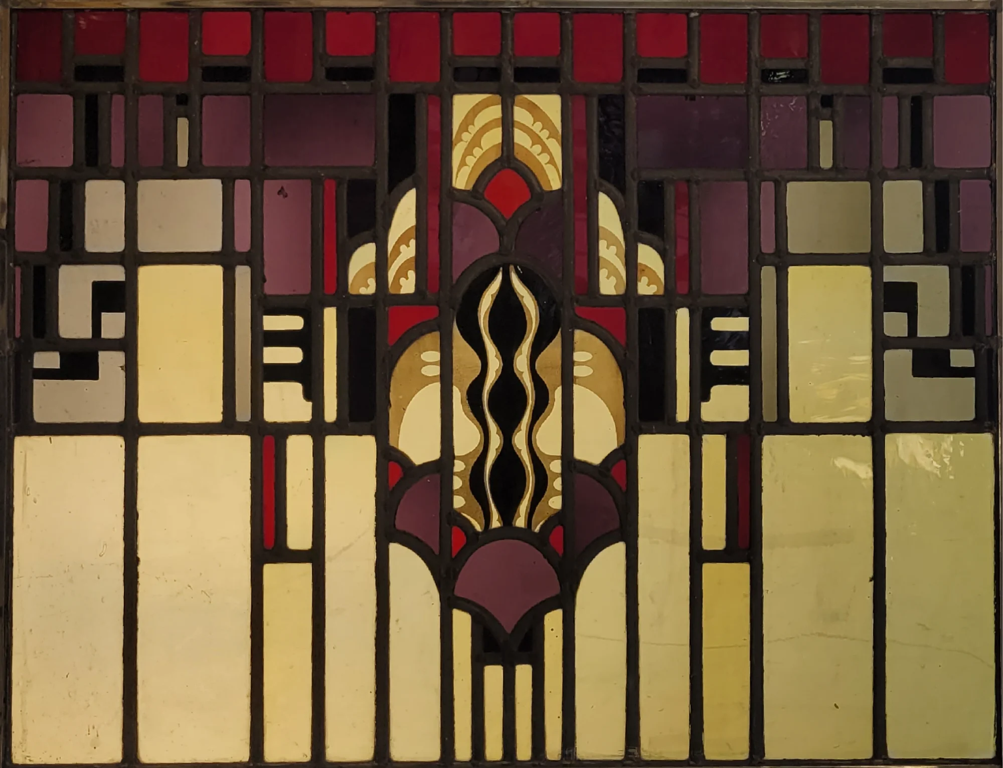 Art Deco rood-goud