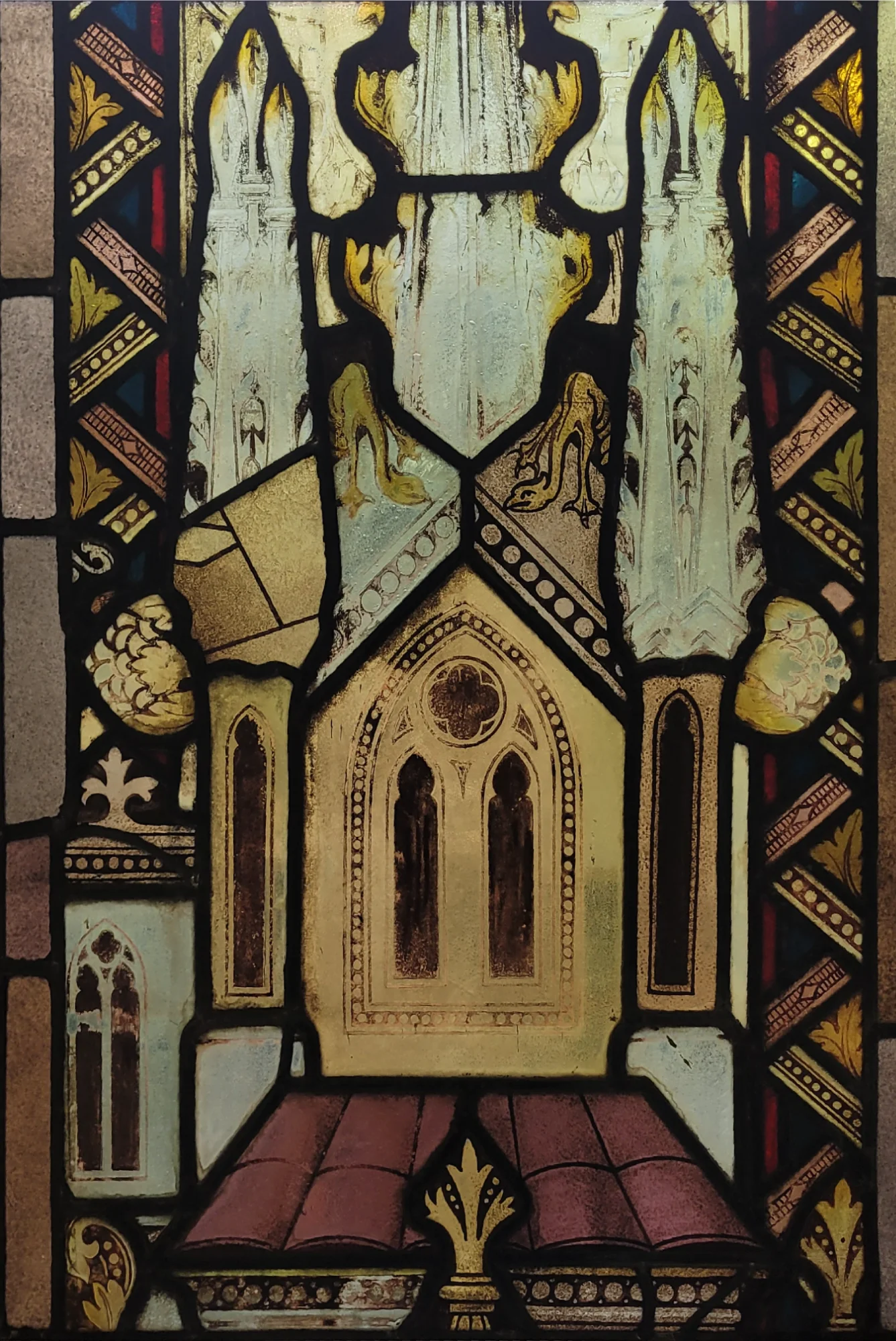 Kerkraam gotisch baldakijn